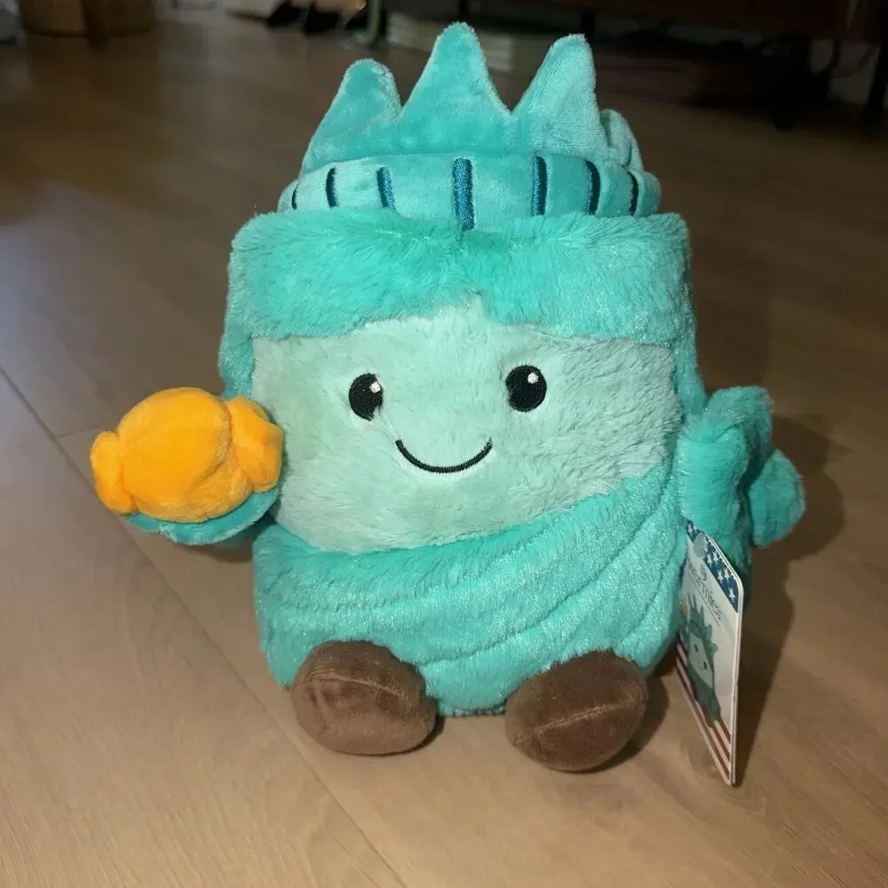 Warmies Statue of Liberty Plush Microwavable Weighted Lavender NWT